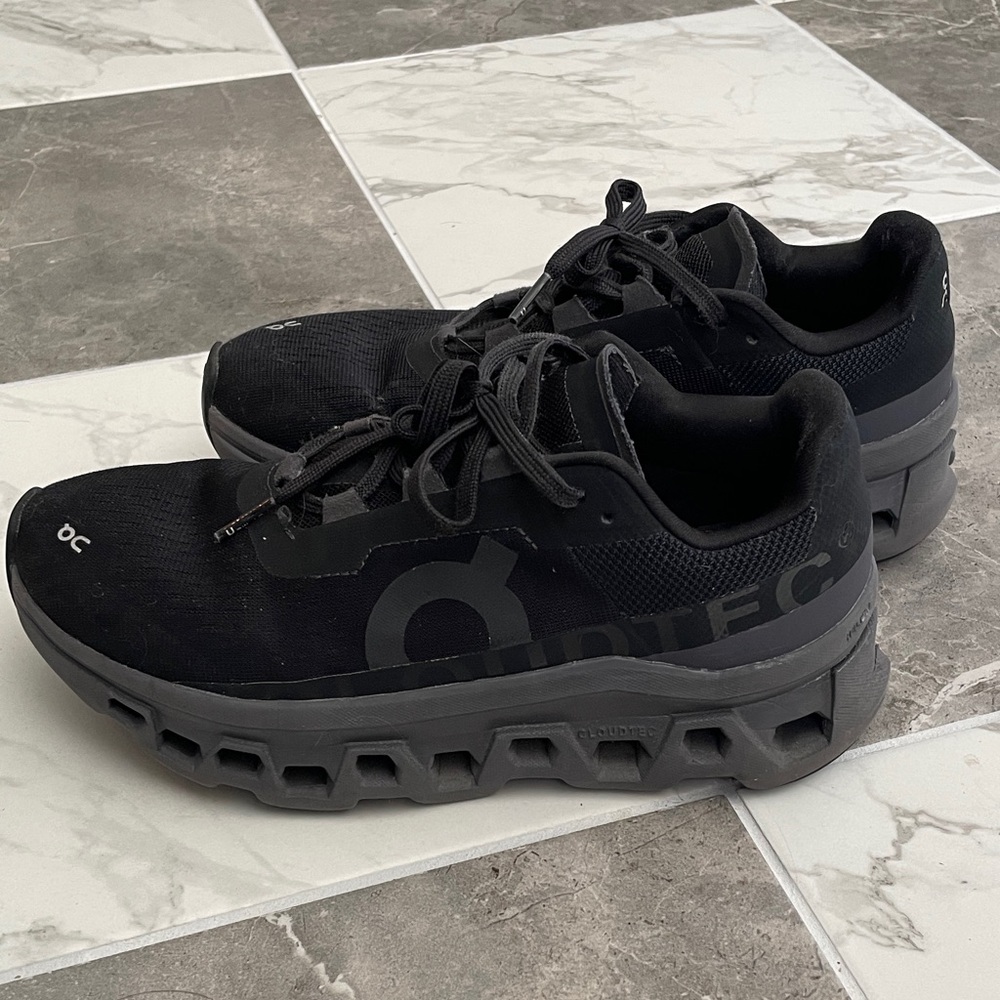 On Running Men’s Cloudnova Sneakers in Black and Gray - Picture 11 of 11